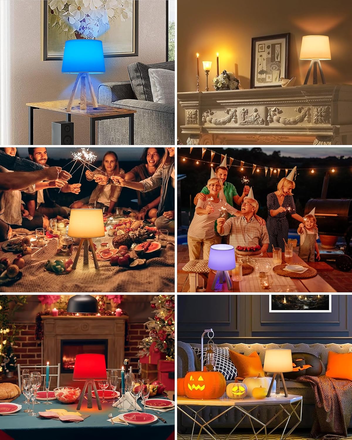 UMEXUS Ceramic Cordless Table Lamp with Timer, Dimmer, Linen Shade, Remote Control, Small Rechargeable Battery Light for Patio, Nightstand Lamp, Kitchen Counter Living Room Side Table, Bulb Included
